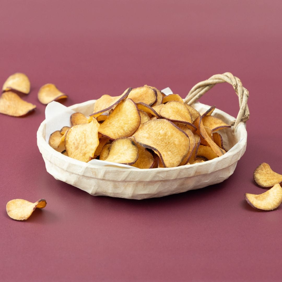 おうちジェラ餅とチップスのセット ジェラ餅ほし芋 (6個)とチップス