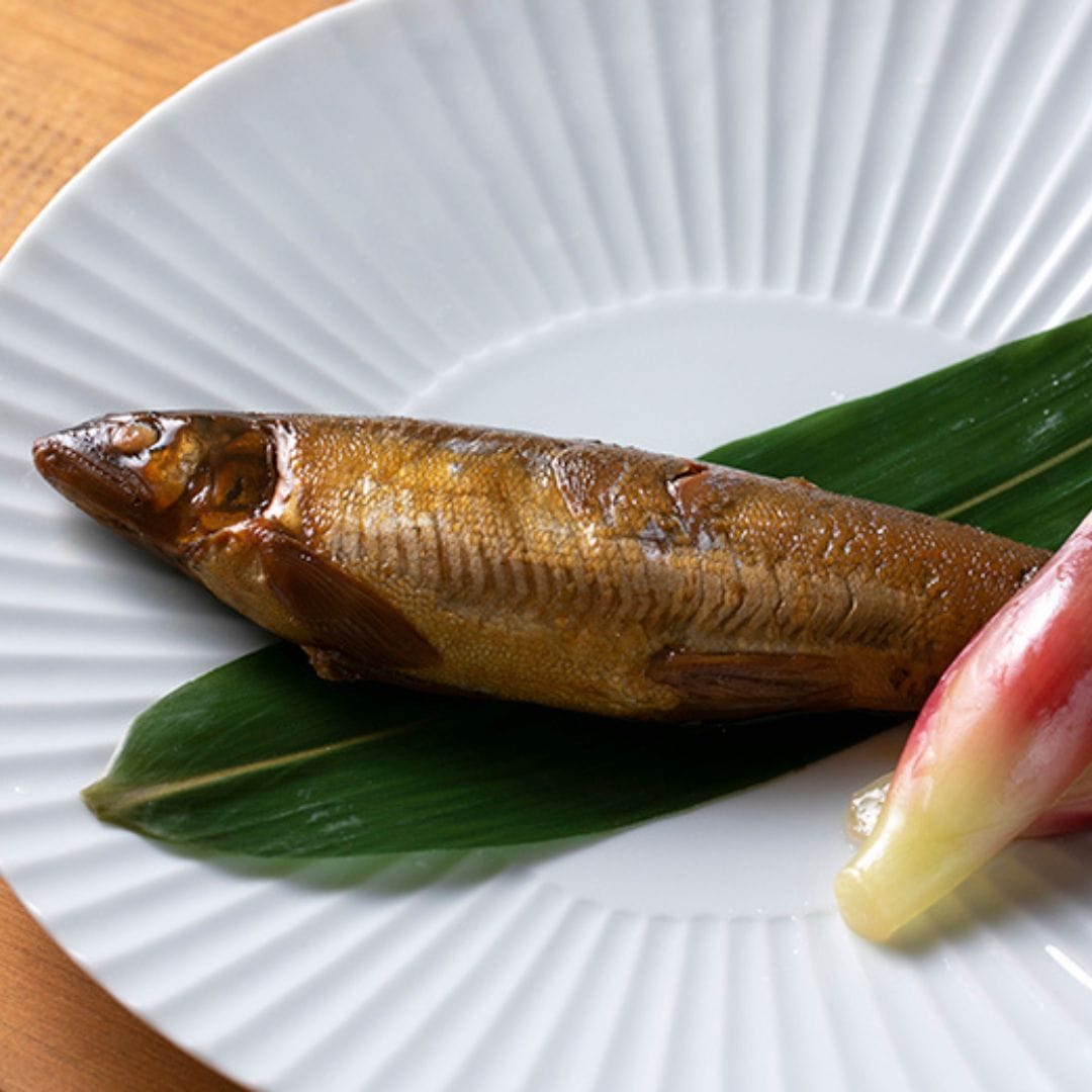 子持ち鮎煮びたし 子持ち鮎煮びたし