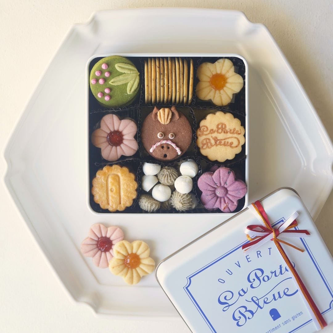 グルテンフリー 2026干支クッキー缶 180g 干支缶