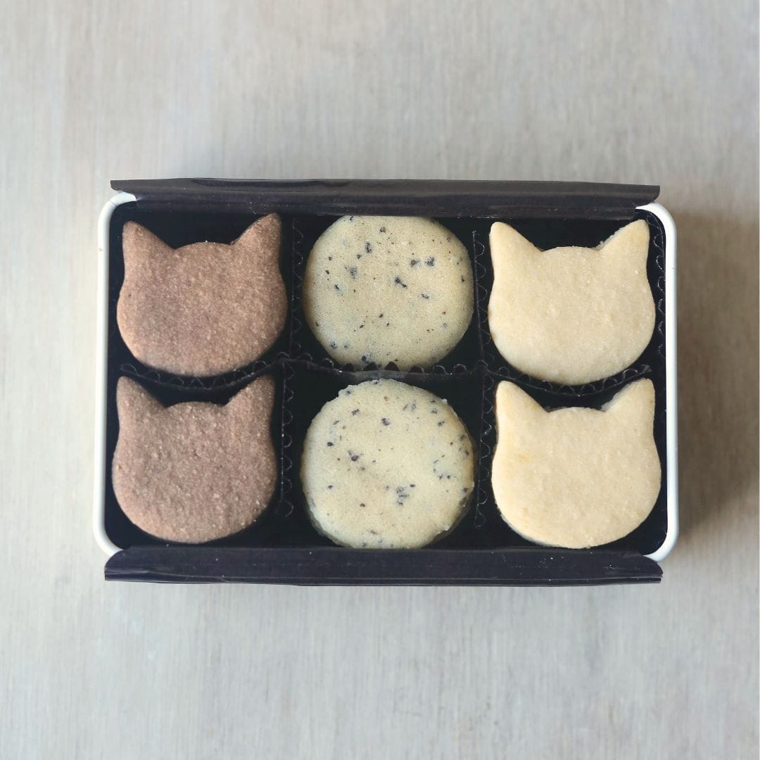 グルテンフリー ねこビスキュイ アソート缶 ねこのビスキュイアソート缶