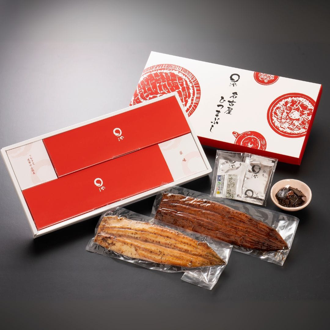 うなぎ紅白長焼きセット 蒲焼・白焼 ２本セット