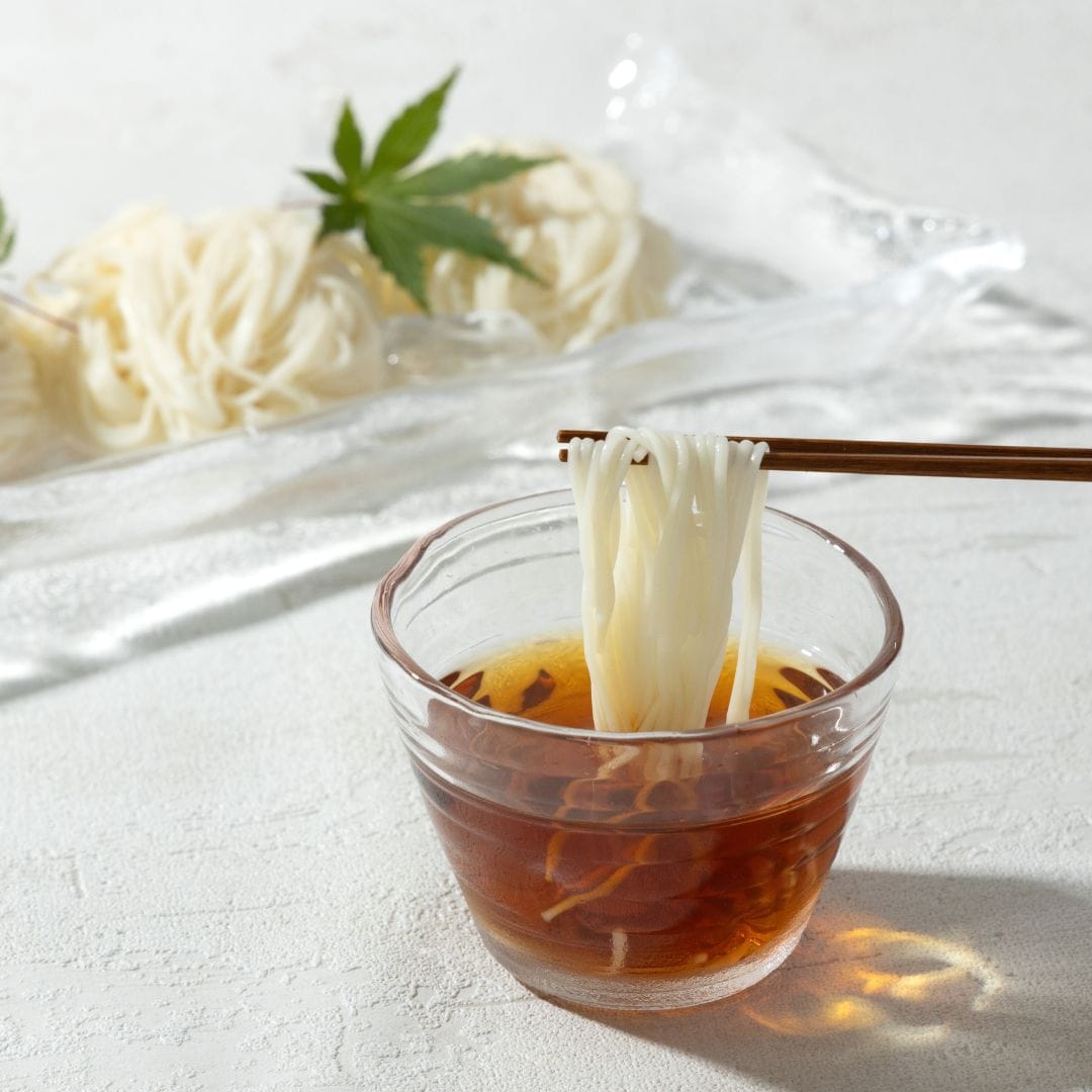 大門素麺2袋と専用つゆの詰合せ 大門素麺2袋&めんつゆ2本