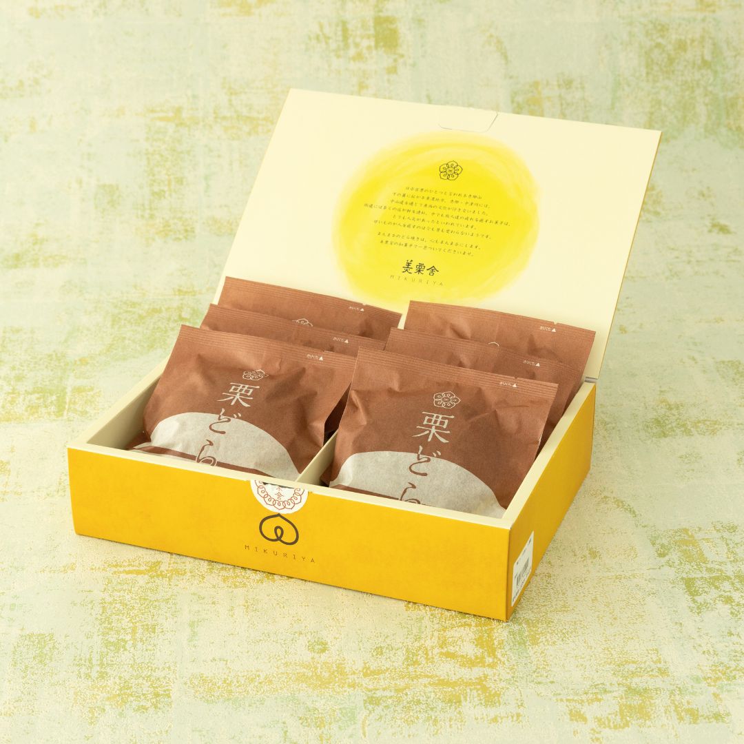 栗どら小豆あん6個入り