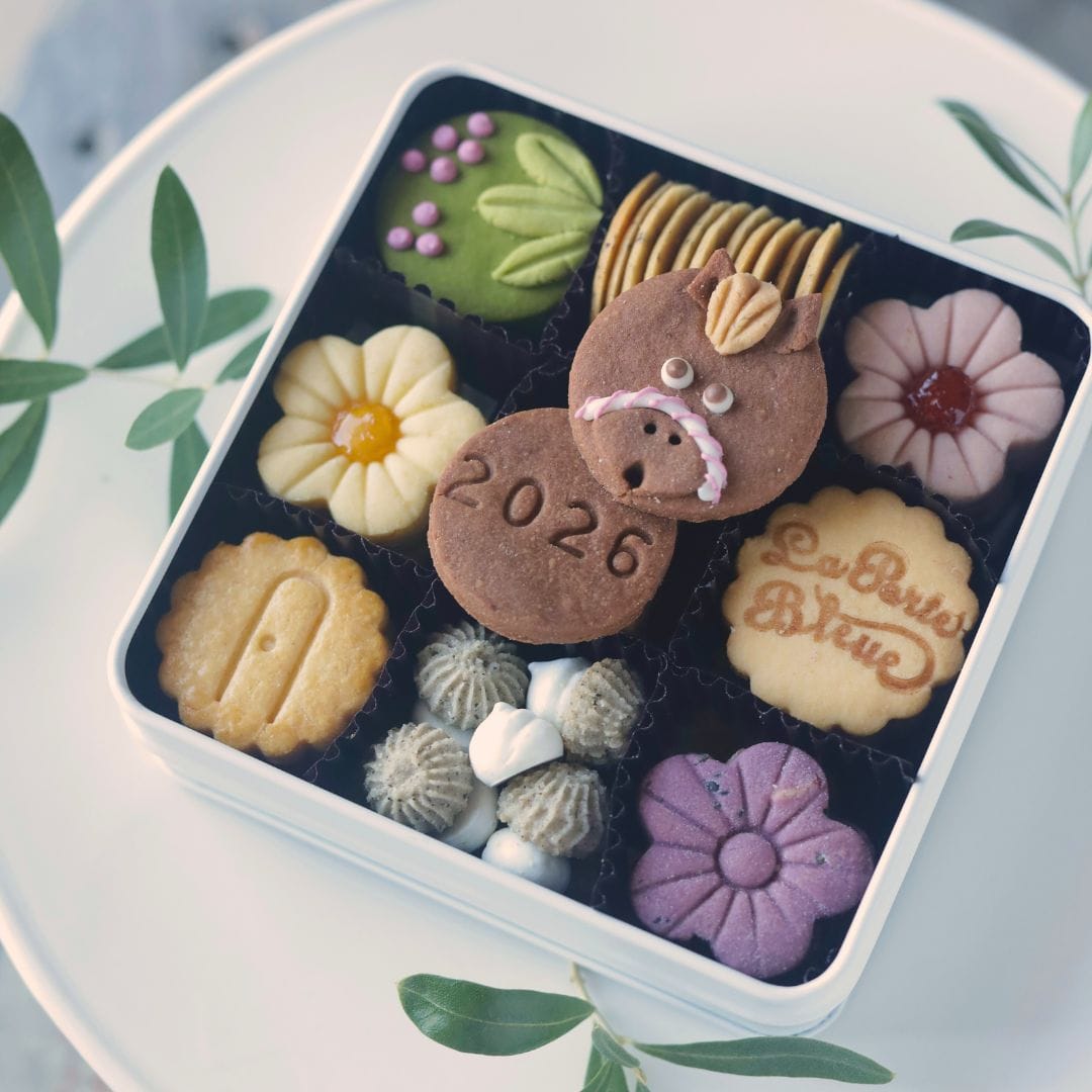 グルテンフリー 2026干支クッキー缶 180g 干支缶