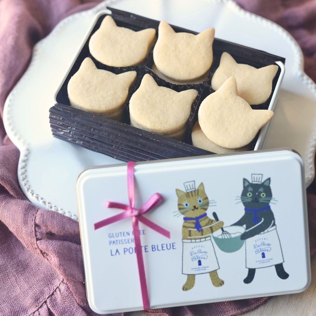 グルテンフリー バタービスキュイ ねこ缶 バタービスキュイねこ缶