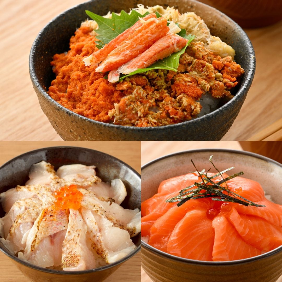KAISEN set 海鮮丼3種 KAISENset海鮮丼3種