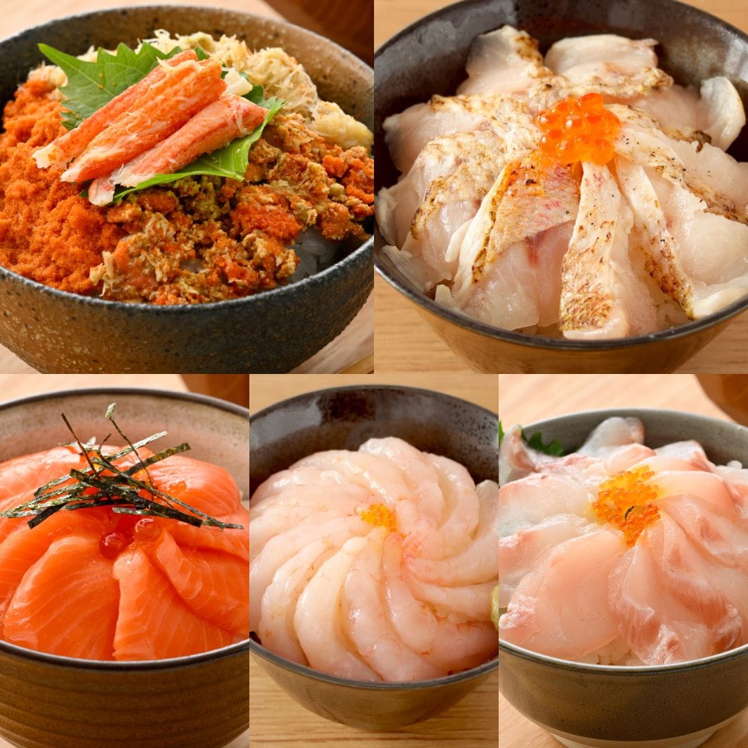 KAISEN set 海鮮丼5種 KAISENset海鮮丼5種