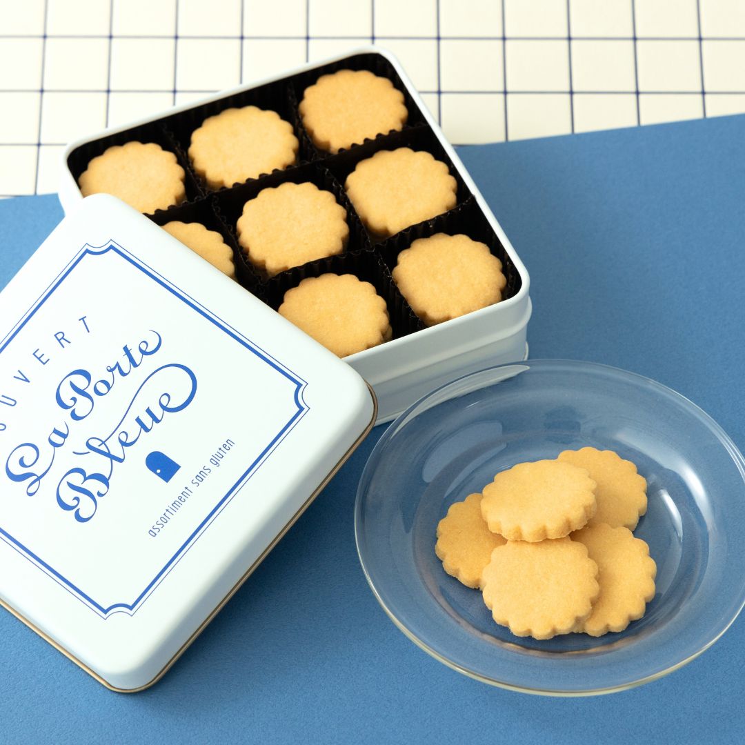 グルテンフリー バタービスキュイ缶