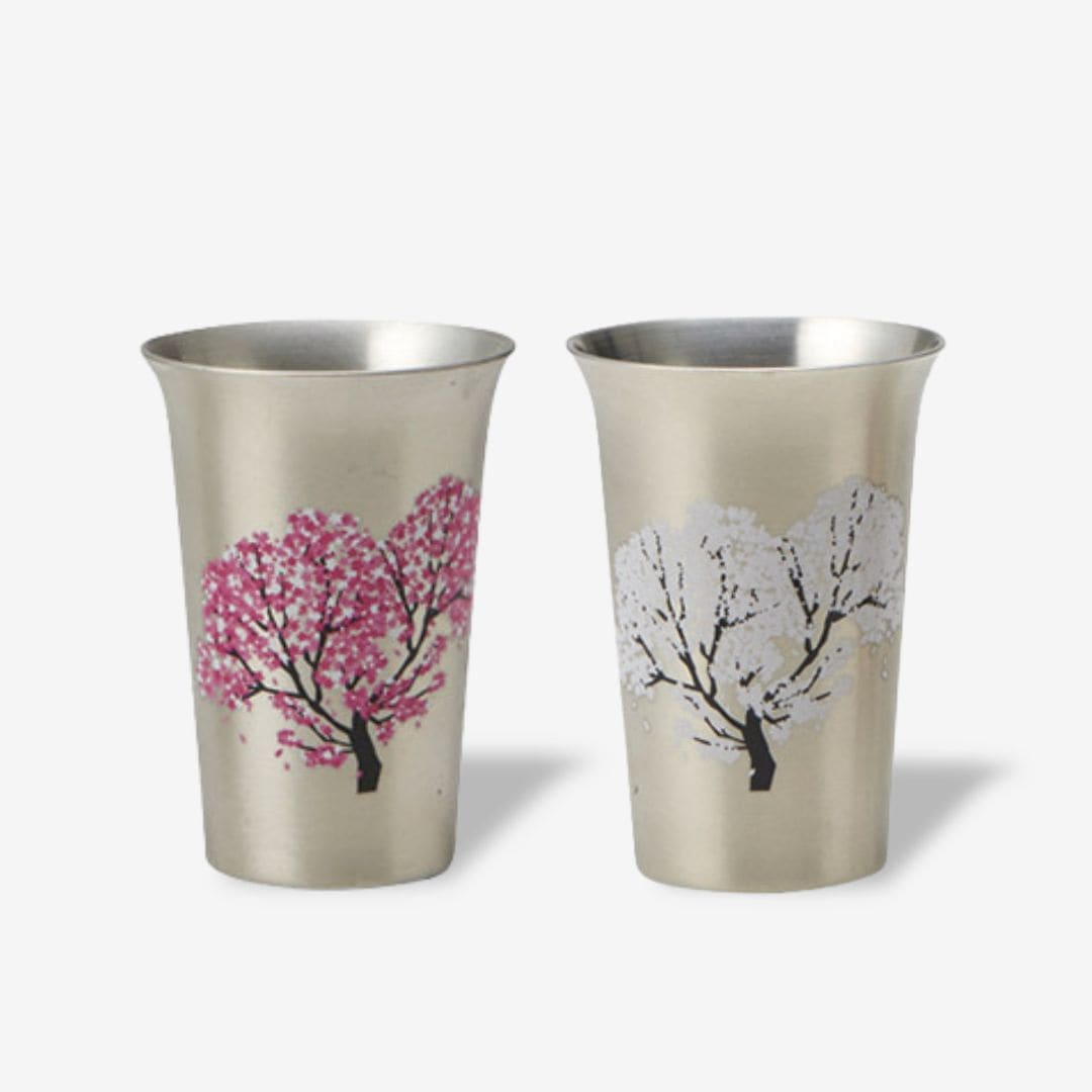 冷感純銅錫被 タンブラー 桜