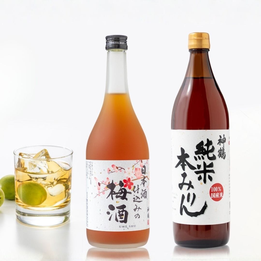 神鶴 日本酒仕込みの梅酒＆純米本みりん